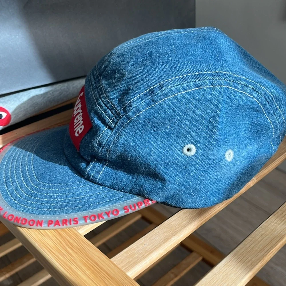 Supreme Worldwide Visor Tap Camp Cap - Picture 3 of 10